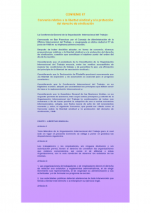 Lee más sobre el artículo Convenios 87 y 98 de la OIT