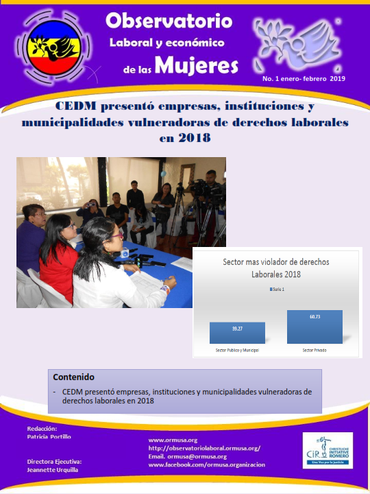 Lee más sobre el artículo Boletina Enero – Febrero 2019