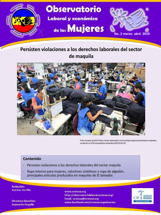 Lee más sobre el artículo Boletina Marzo – Abril 2019