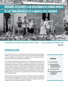 Lee más sobre el artículo CEDM-RSM El Salvador Informe Cuidado Infantil