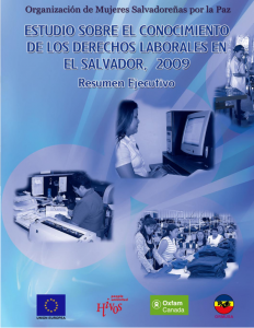 Lee más sobre el artículo Estudio sobre conocimiento de derechos laborales en el salvador