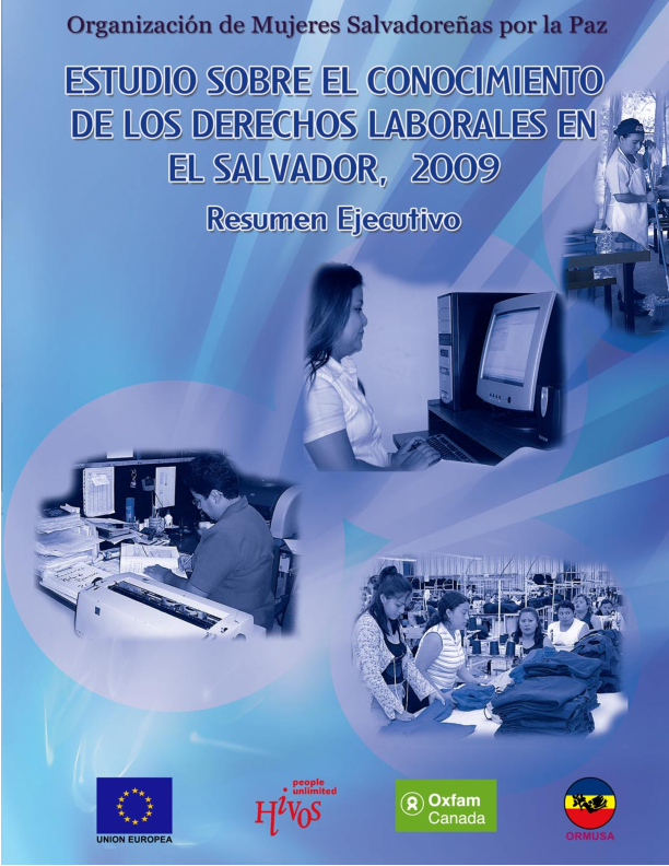 En este momento estás viendo Estudio sobre conocimiento de derechos laborales en el salvador