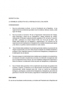 Lee más sobre el artículo Ley de prevención de riesgos, decreto