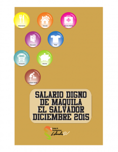 Lee más sobre el artículo Salario Digno de Maquila El Salvador Diciembre 2015